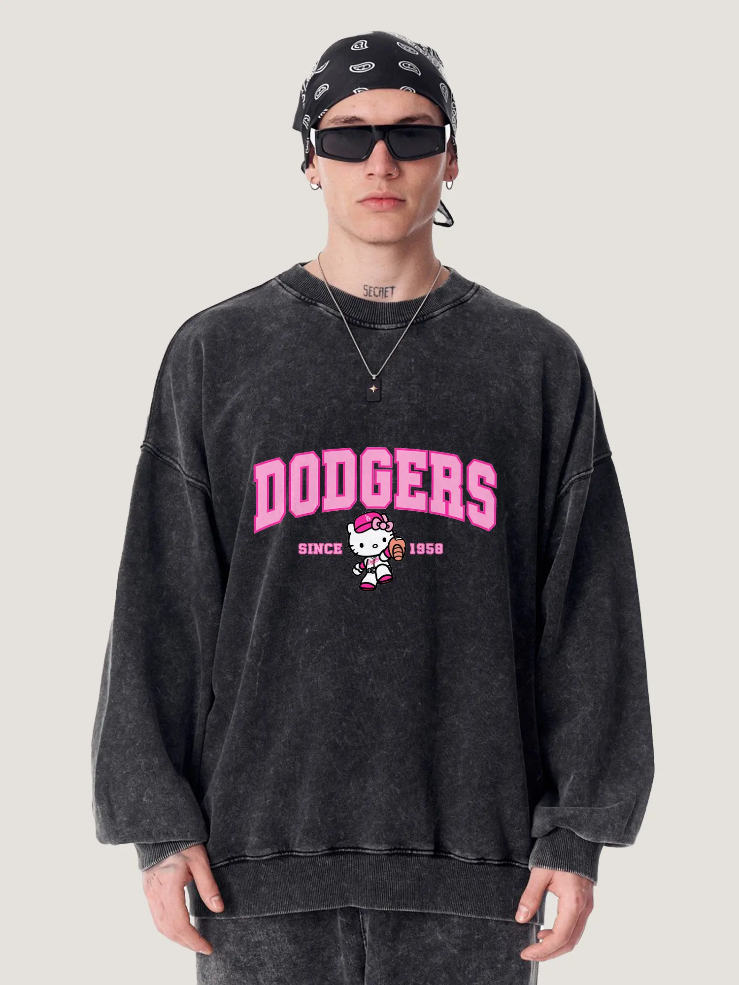 Pink Baseball Hello Kitty Dodgers