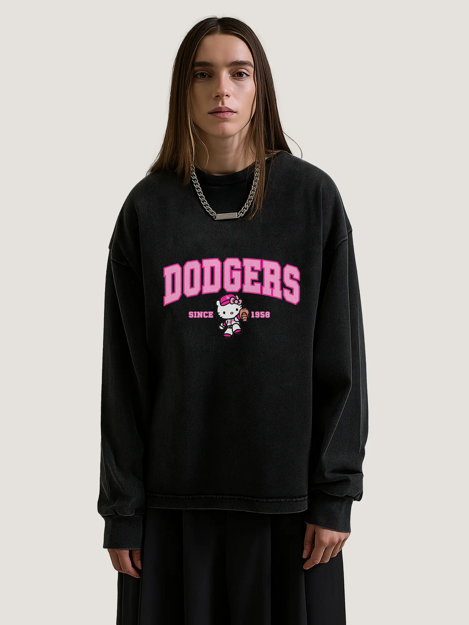 Pink Baseball Hello Kitty Dodgers
