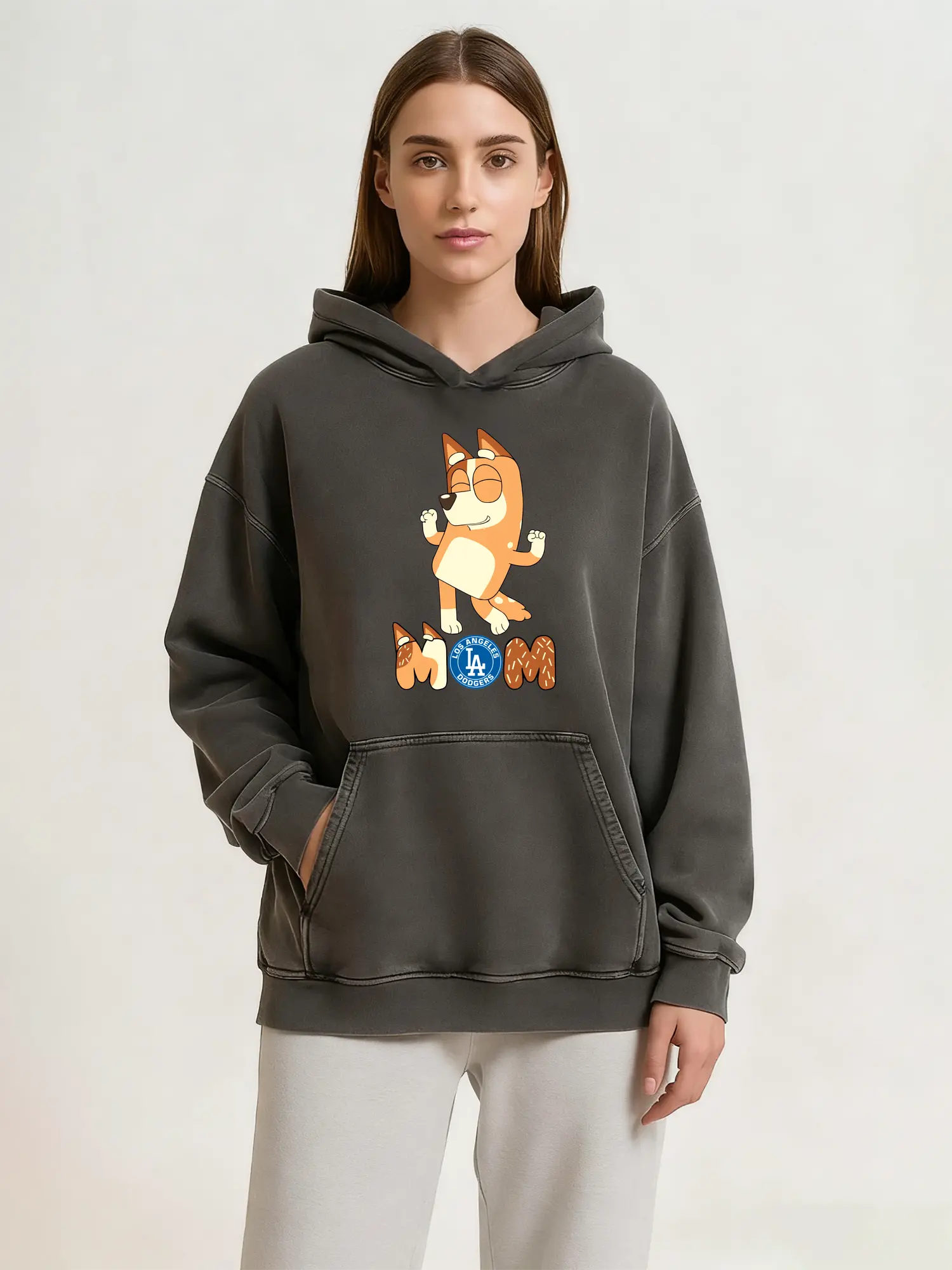 Bluey Mom Los Angeles Dodgers Baseball