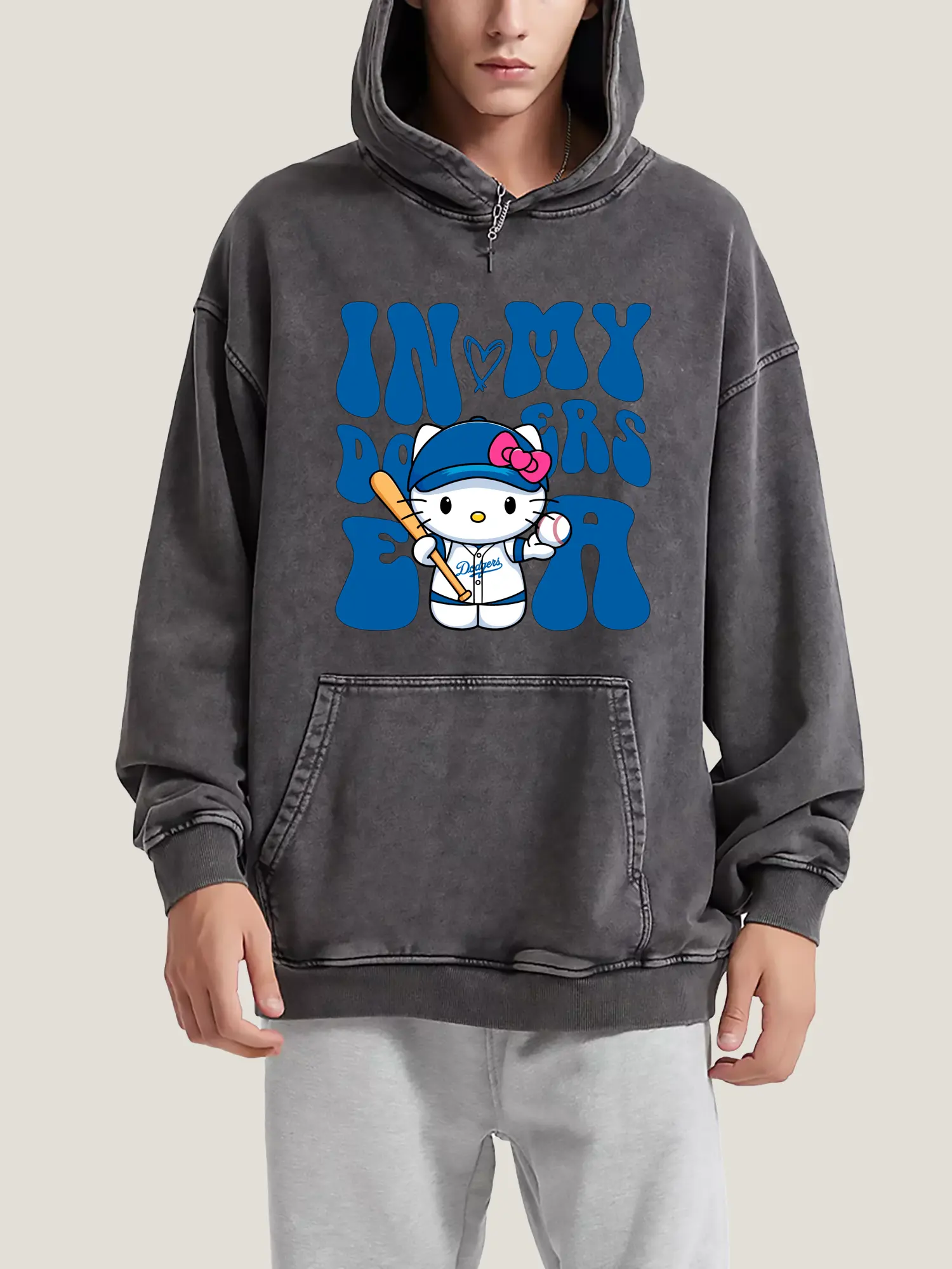 In My Dodgers Era Hello Kitty Baseball