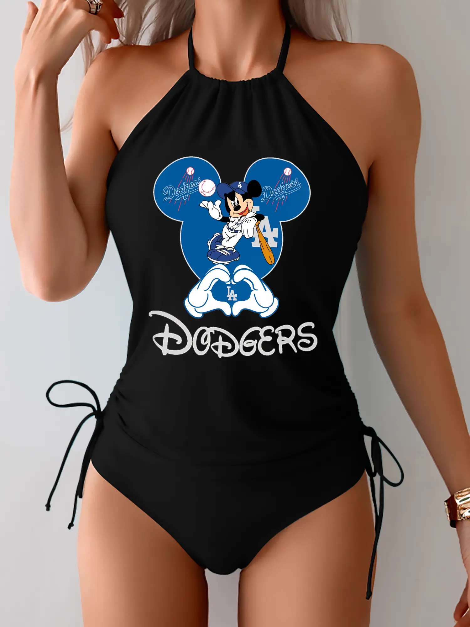 Disney Mickey Mouse Loves Los Angeles Dodgers Heart
